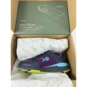 Kuru Shoes Womens 10 Quantum Purple Blue Plantar Fasciitis Sneakers